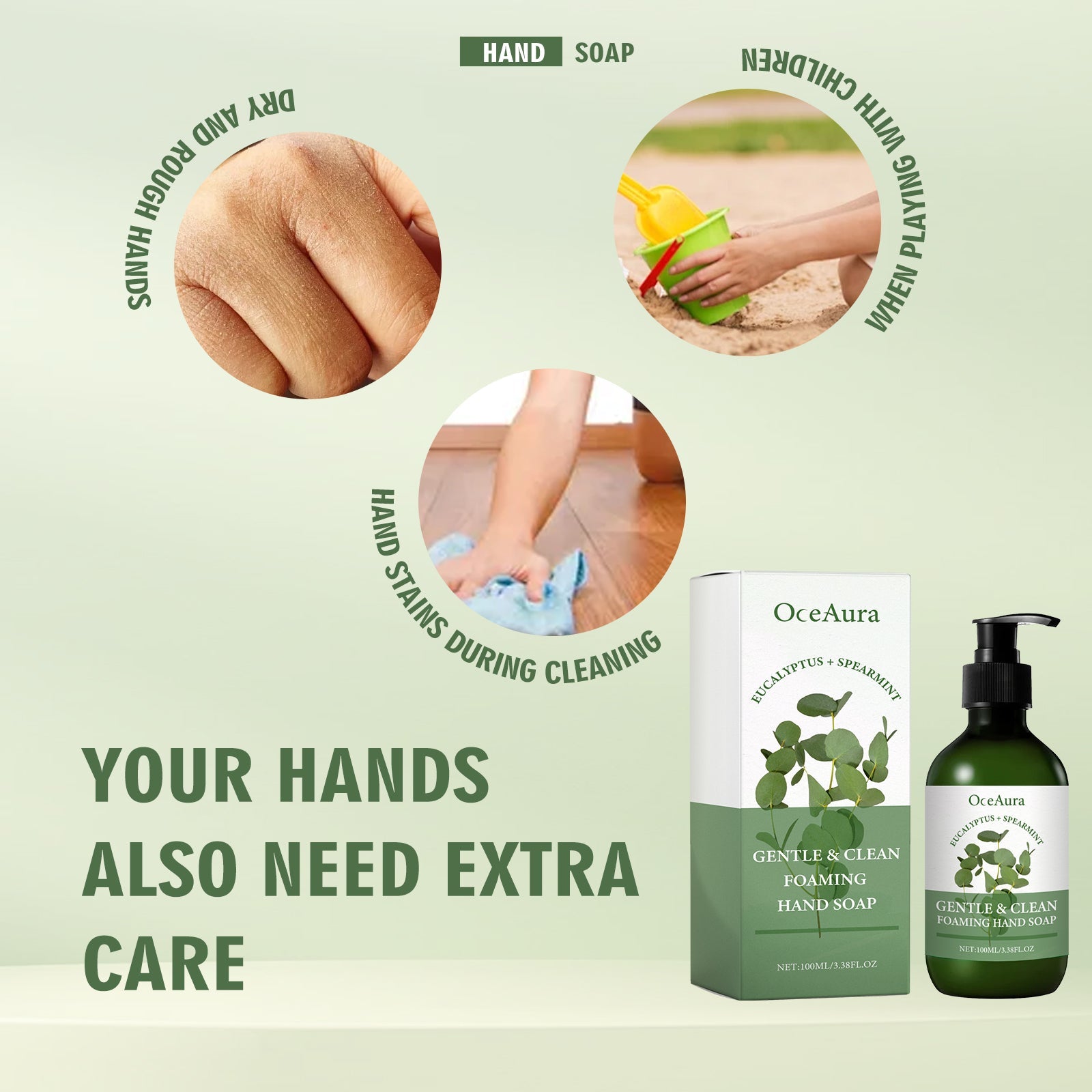 OceAura - Gentle & Clean Foaming Hand Soap