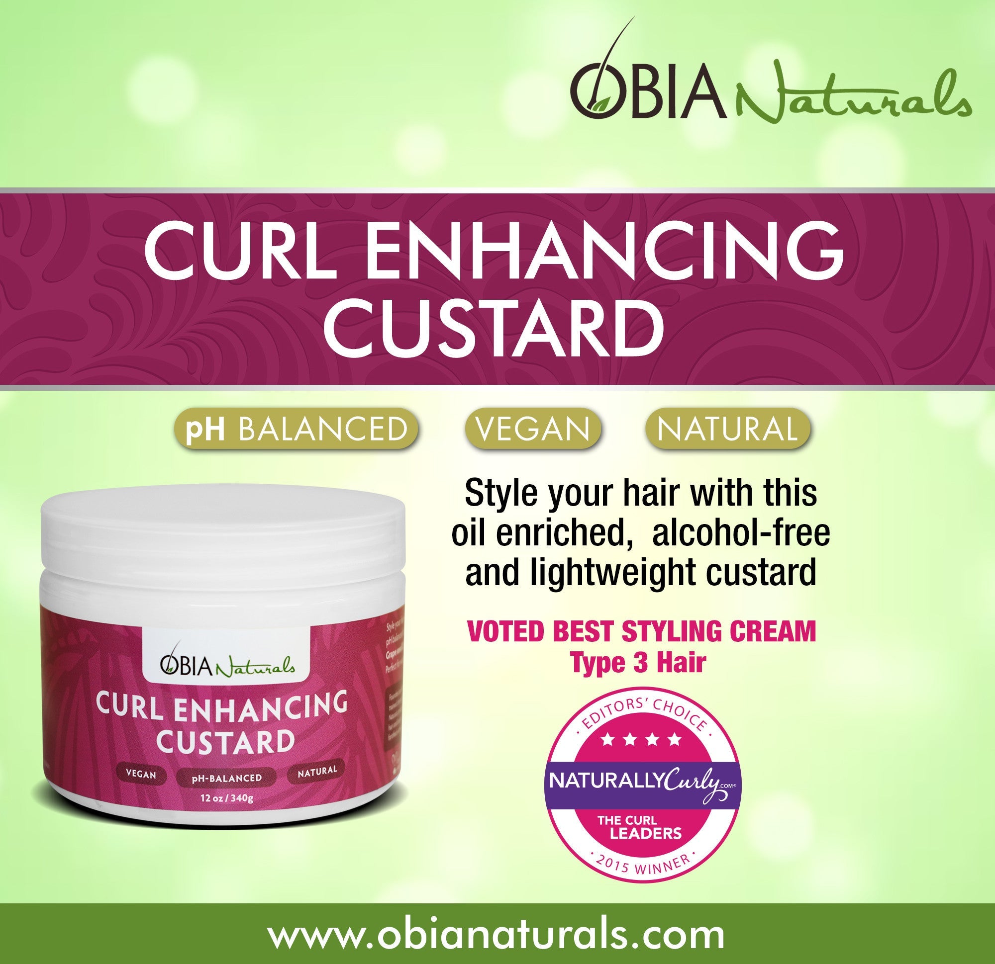OBIA Naturals - Curl Enhancing Custard