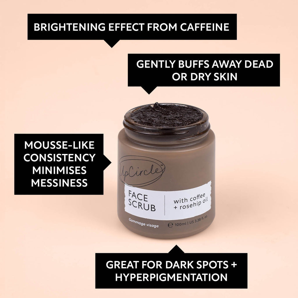 UpCircle - Natural Face Scrub – Citrus Blend for Dry Skin