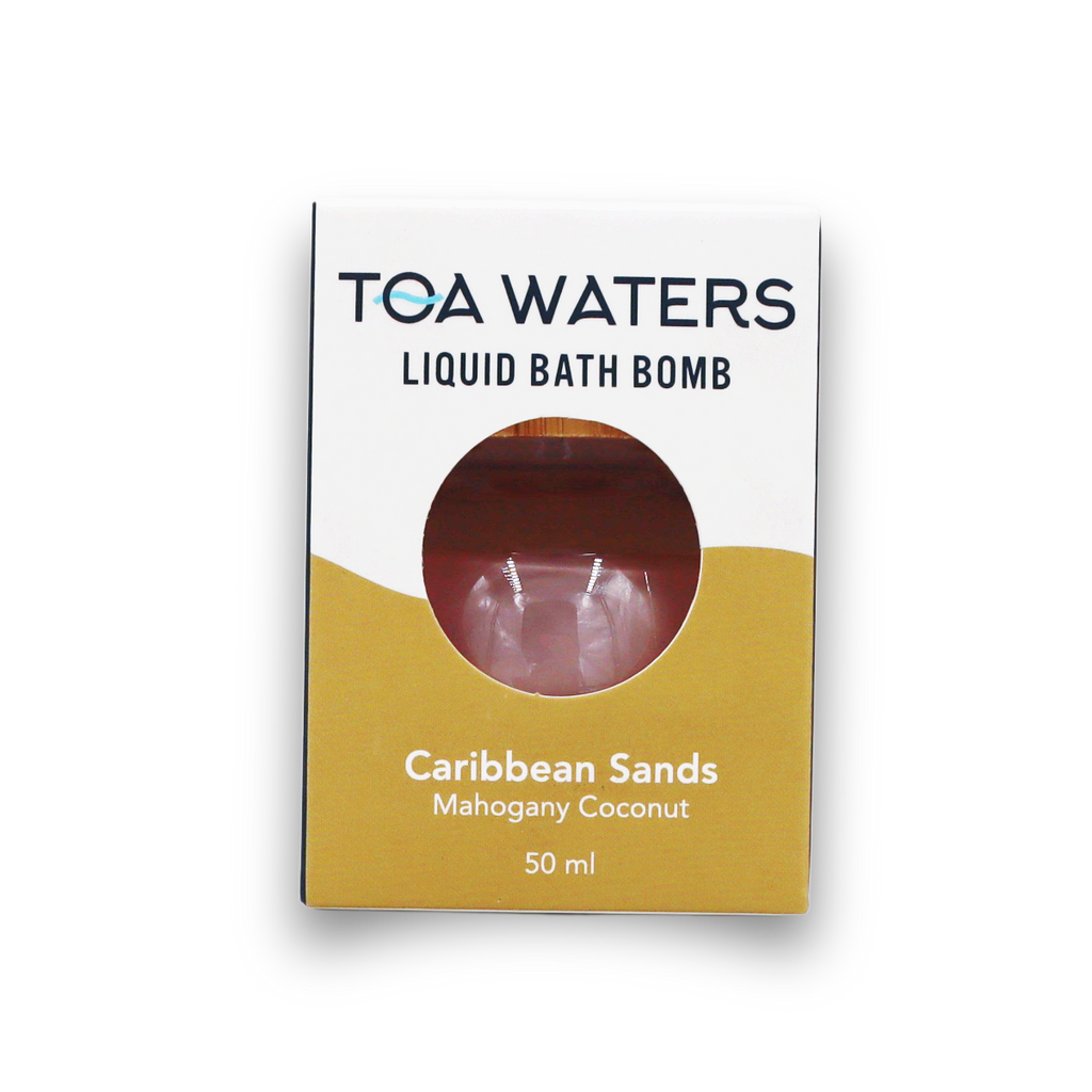 TOA Waters - Caribbean Sands Liquid Bath Bomb - Mahogany Coconut