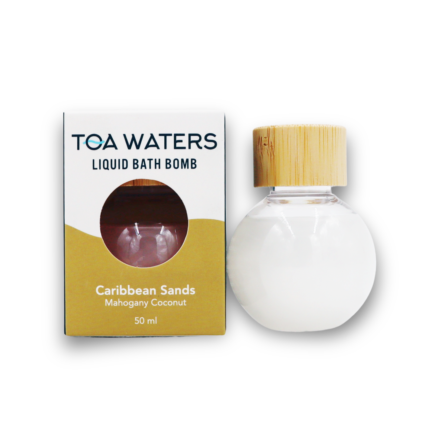 TOA Waters - Caribbean Sands Liquid Bath Bomb - Mahogany Coconut