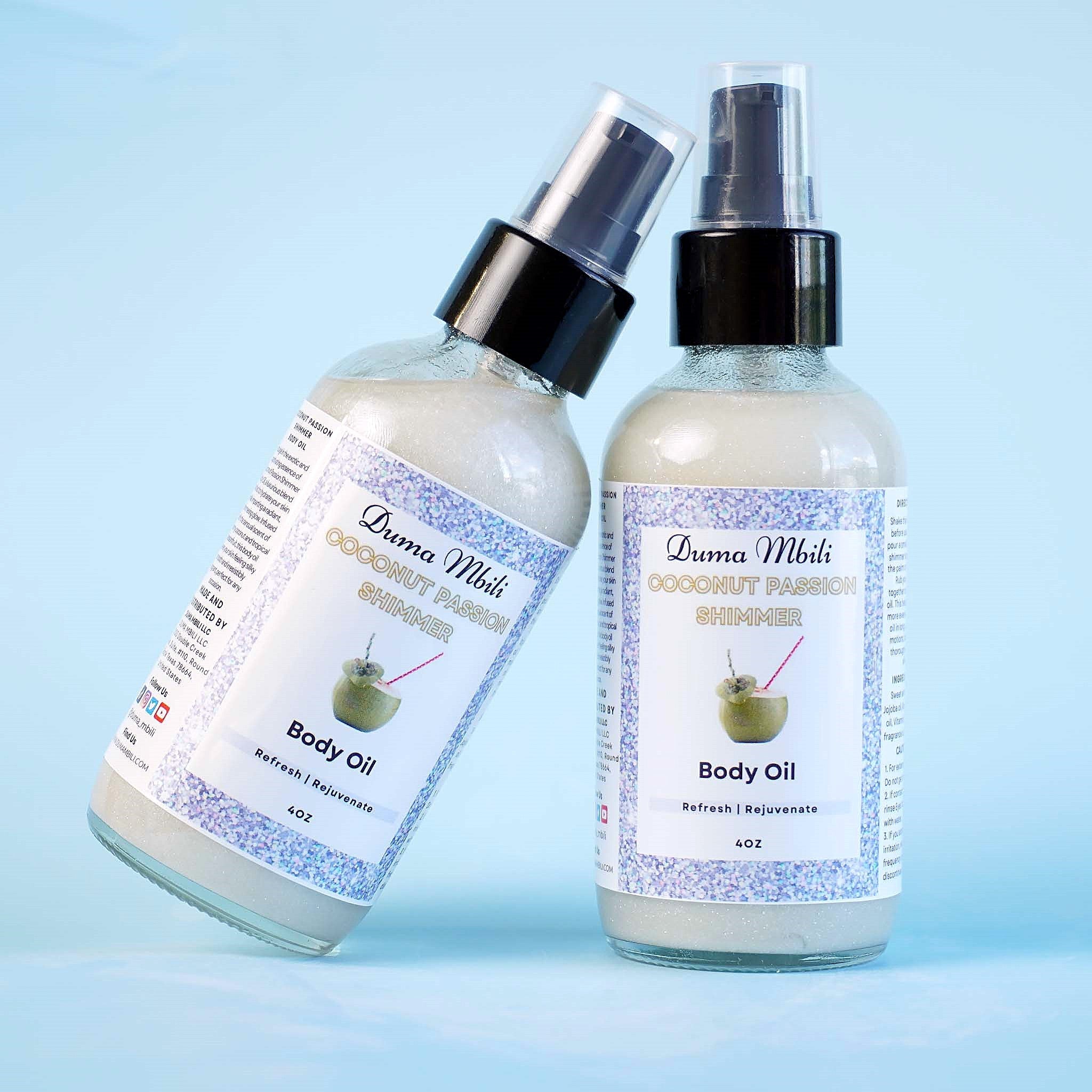 Duma Mbilli - Coconut Passion Shimmer Body Oil