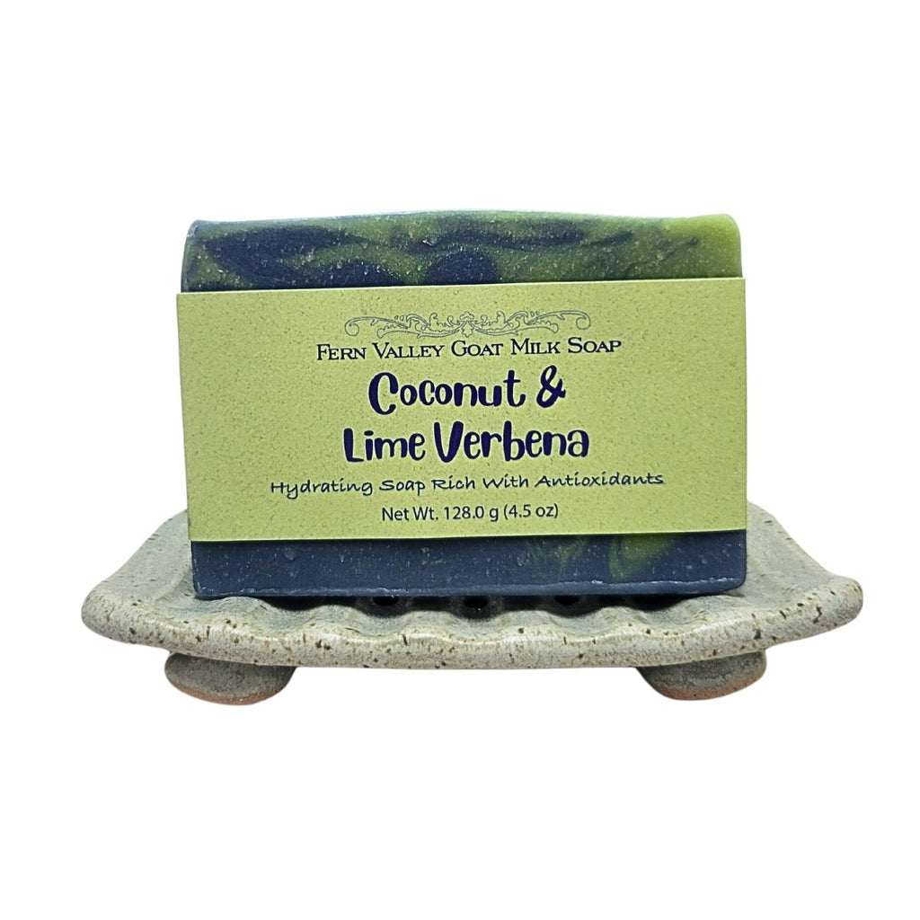 Fern Valley - Handmade Goat Milk Soap | Hydrating With Antioxidants | Tropical Coconut & Lime Verbena Scent