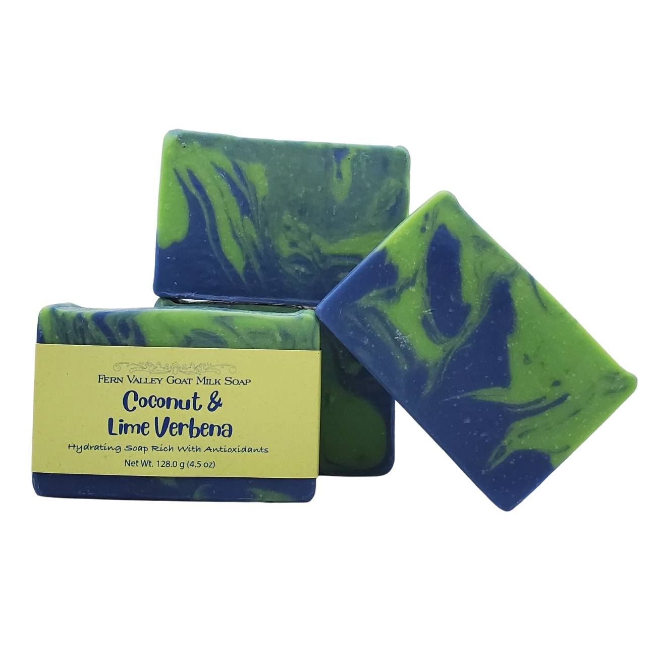 Fern Valley - Handmade Goat Milk Soap | Hydrating With Antioxidants | Tropical Coconut & Lime Verbena Scent