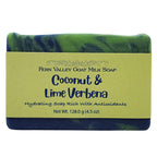 Fern Valley - Handmade Goat Milk Soap | Hydrating With Antioxidants | Tropical Coconut & Lime Verbena Scent