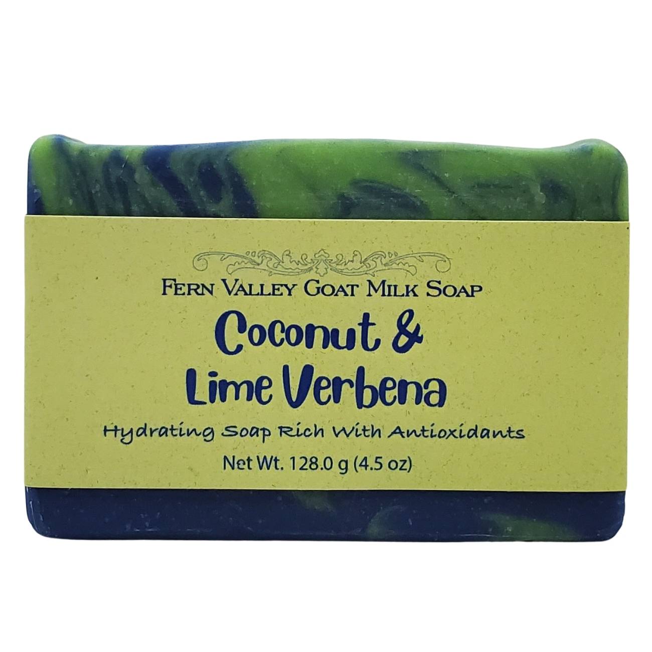 Fern Valley - Handmade Goat Milk Soap | Hydrating With Antioxidants | Tropical Coconut & Lime Verbena Scent
