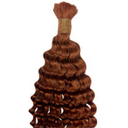Private Label - Copper Deep Wave Color 350 Bulk 100% Human Braiding Hair