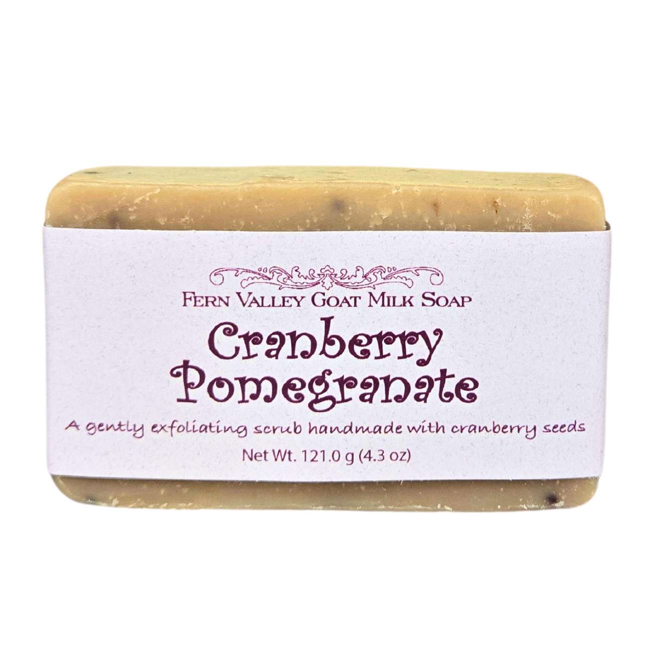 Fern Valley - Natural Goat Milk Soap | Exfoliating Scrub | Cranberry Pomegranate
