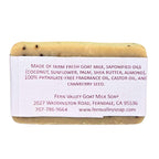 Fern Valley - Natural Goat Milk Soap | Exfoliating Scrub | Cranberry Pomegranate