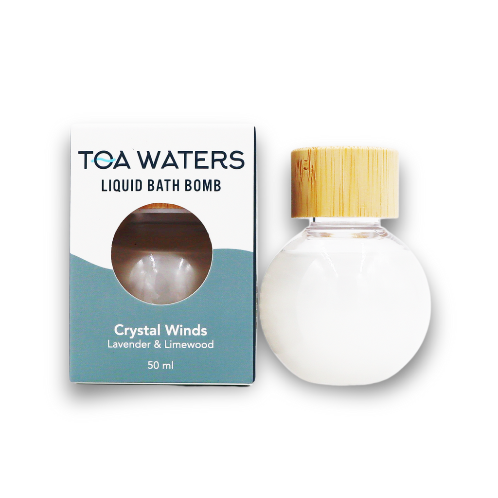 TOA Waters - Crystal Winds Liquid Bath Bomb - Lavender and Limewood