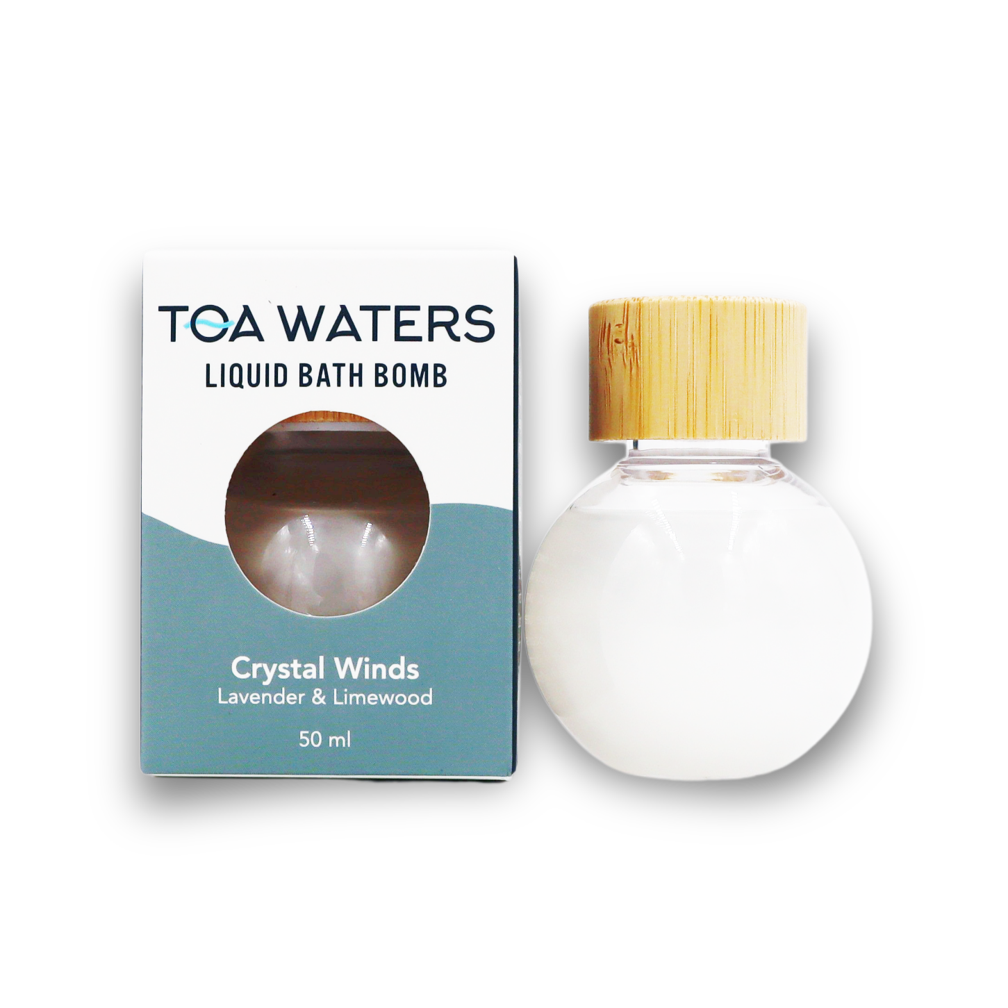 TOA Waters - Crystal Winds Liquid Bath Bomb - Lavender and Limewood
