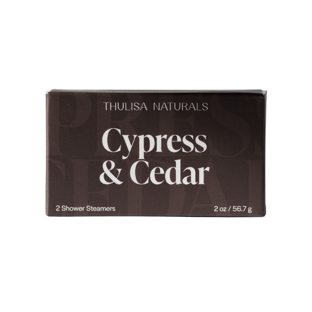 Thulisa Naturals - Made for Men Cypress Cedar Shower Steamer Duo