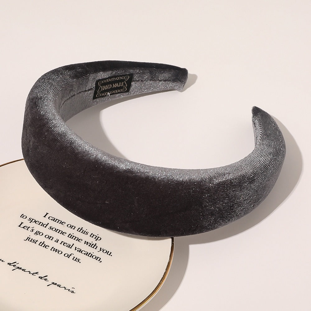 Classic - Wide Edge Velvet Sponge Headband