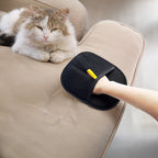 Static Pet Hair Removal Gloves - 3-in-1 Grooming, Deshedding & Multi-Surface Hair Remover for Dogs & Cats