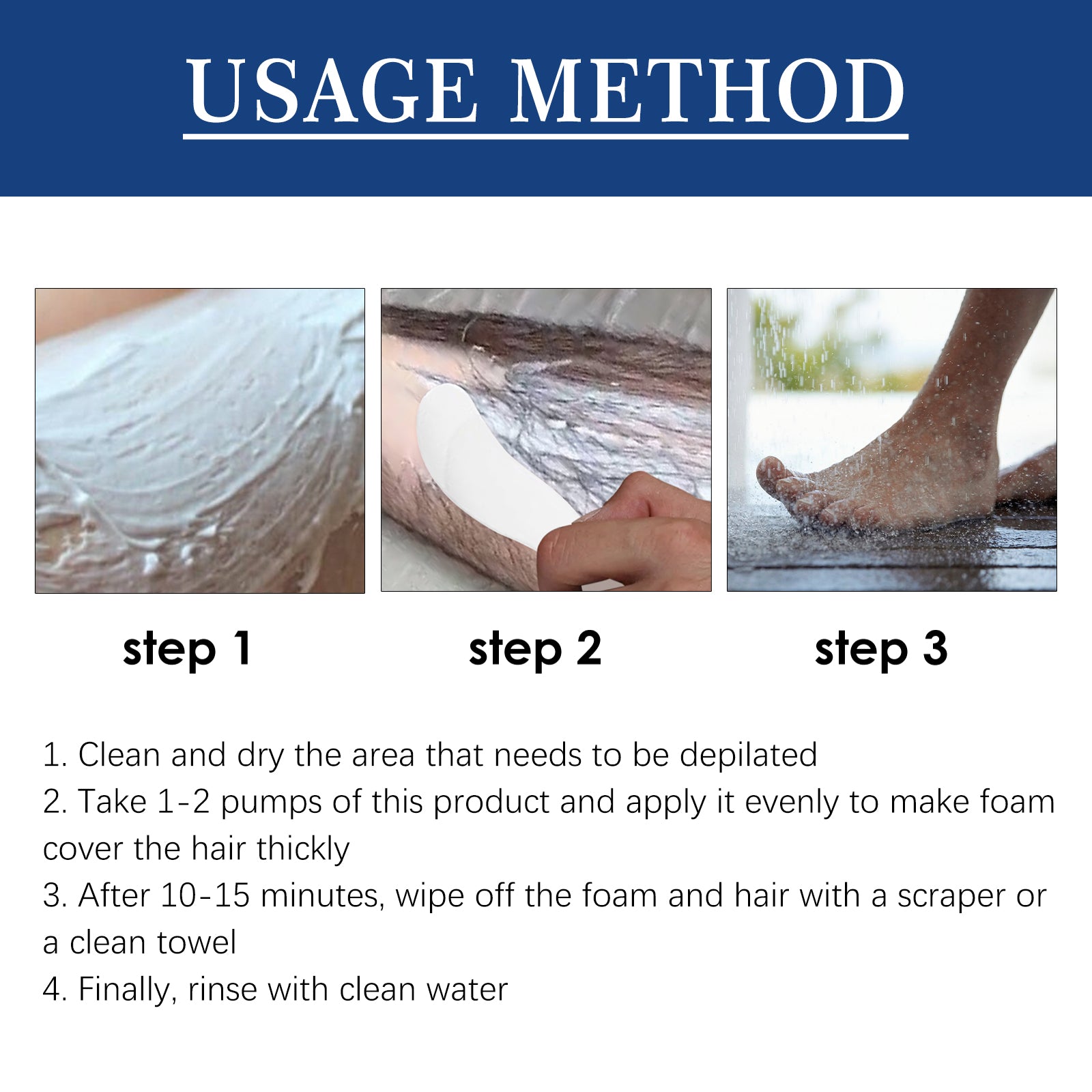 East Moon - Men's Hair Removal Spray Foam