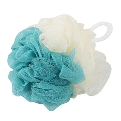 4PCS Exfoliating Bath Set (1 Back Scrubber, 1 Mitten Scrubber, 1 Long & 1 Round Scrubber)