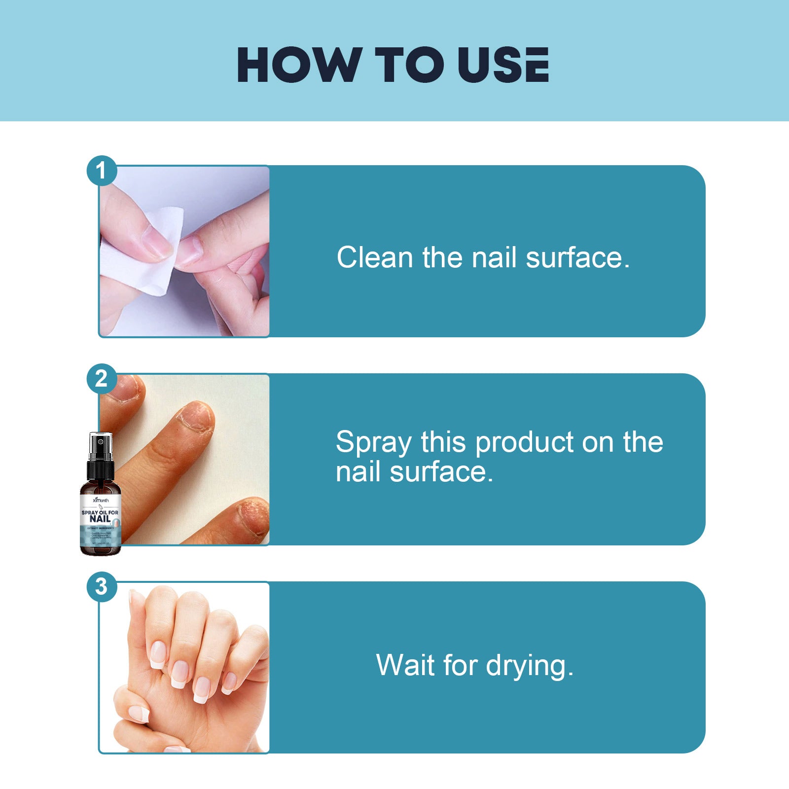 XiMonth - Spray Oil for Nails