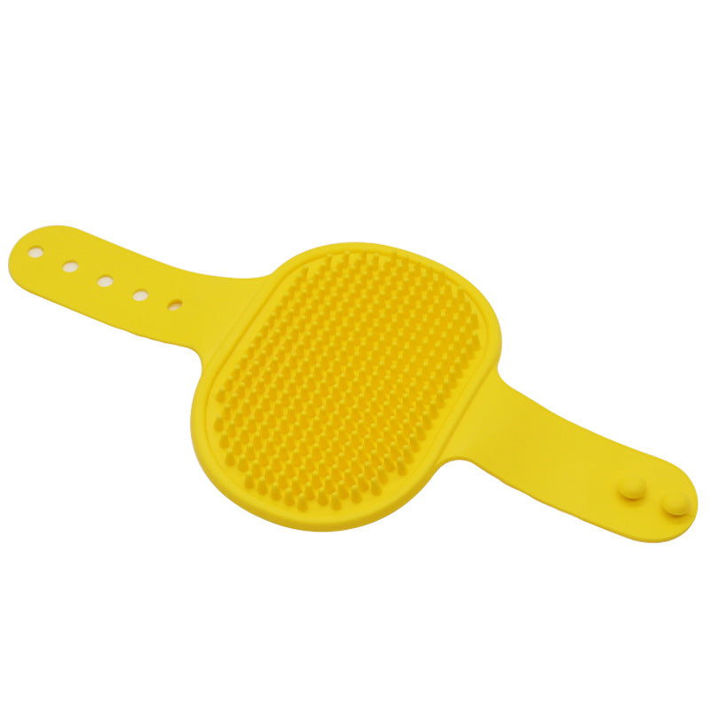 Soft Rubber Pet Brush - Pet Bath Silicone Comb Hair Remover & Massager