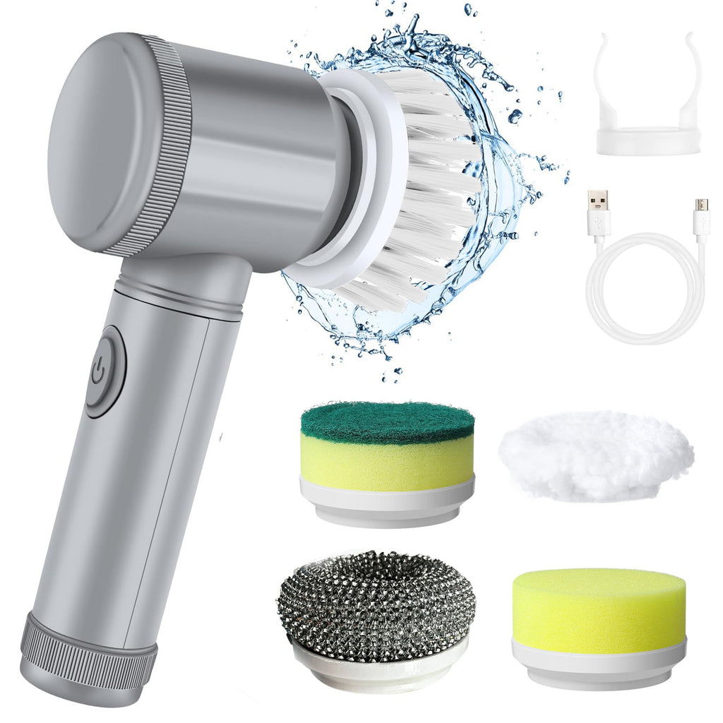 Bathroom Spin Scrubber - Electric Spin Scrubber Bathroom Cleaning Power Brush