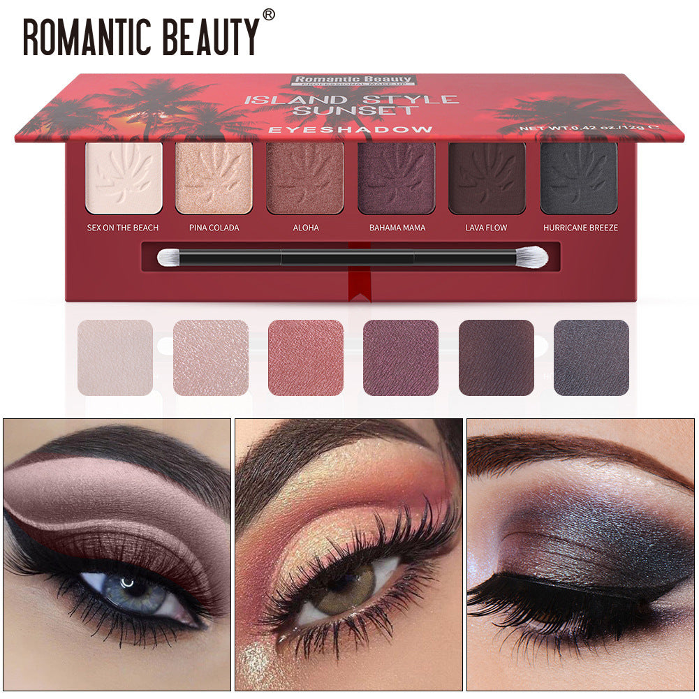 Romantic Beauty - Island Style Sunset Eye Shadow Palatte