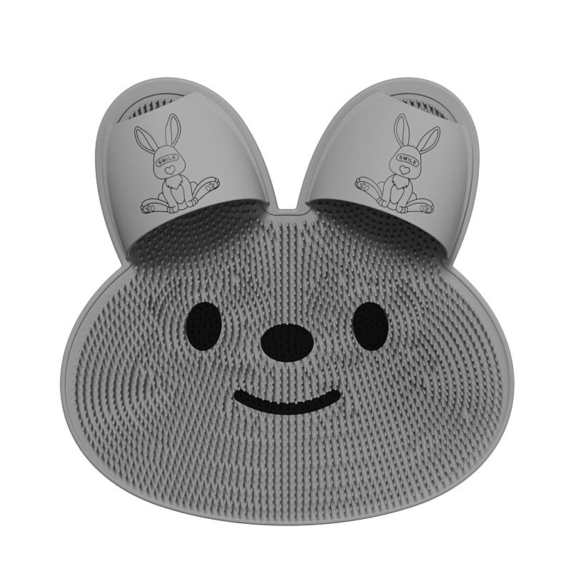 Sili-Rabbit Foot Scrubber & Anti-Slip Bath Mat