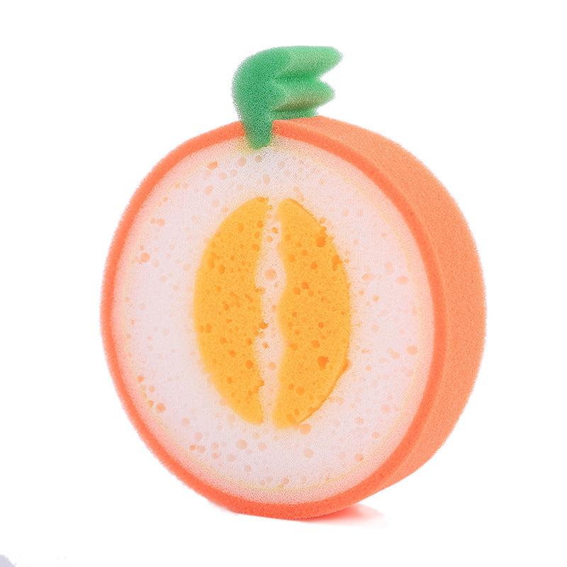 Fruit - Dish Washing Non-Stick Oil Kitchen Compressed Absorbent Cotton Sponge