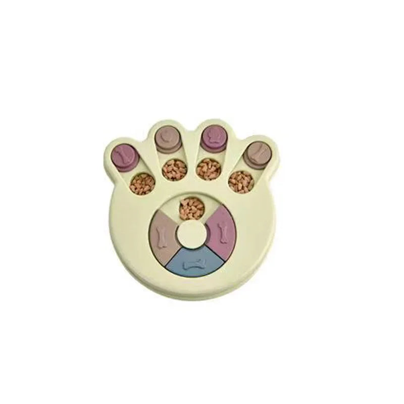 Pet Mental Stimulation Feeders - Puzzle Slow Food Dispenser Non Slip Bowl For Pets