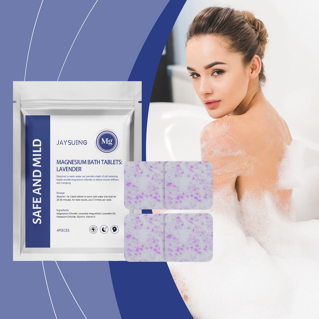 Jaysuing - Lavender Essential Oil Magnesium Bath Tablets