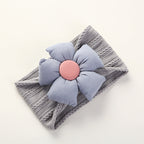 Flower Baby - Jacquard Nylon Soft Wide-Brimmed Baby Headband
