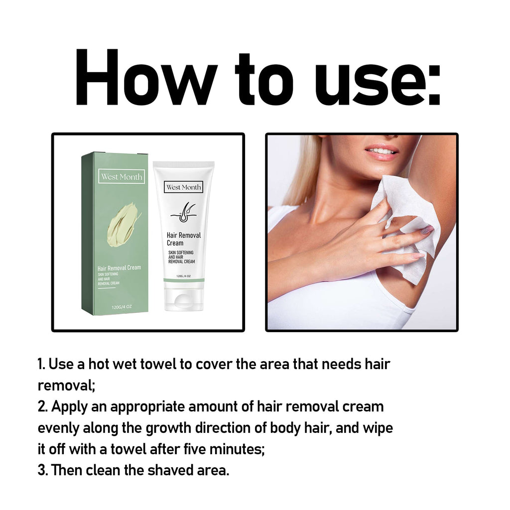 West Month - Hair Removal Cream, Full Body