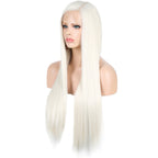 Bleach Blonde - Goddess Wig Natural Realistic Chemical Fiber Front Lace 8”-26”
