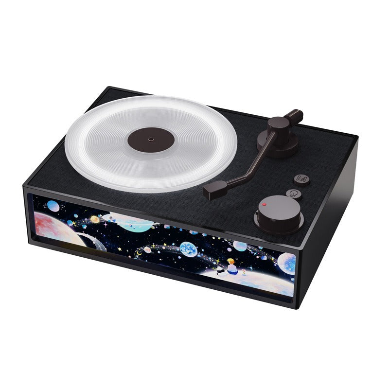 Turntable - Wireless Bluetooth Speaker Ambient Light Aromatherapy Diffuser (High-Quality Sound)