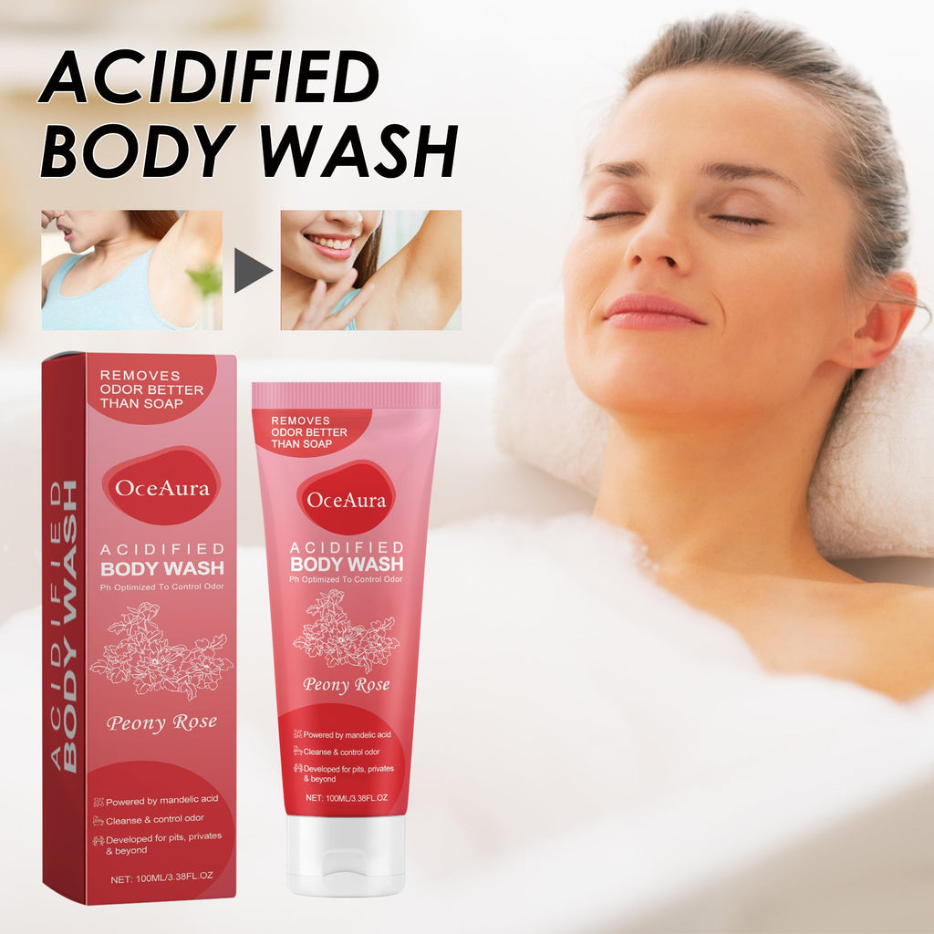 OceAura - Acidified Body Wash - Peony Rose