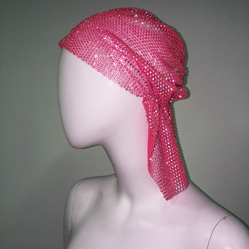 Rhinestone - Mesh Elastic Headband