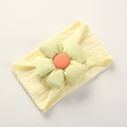 Flower Baby - Jacquard Nylon Soft Wide-Brimmed Baby Headband