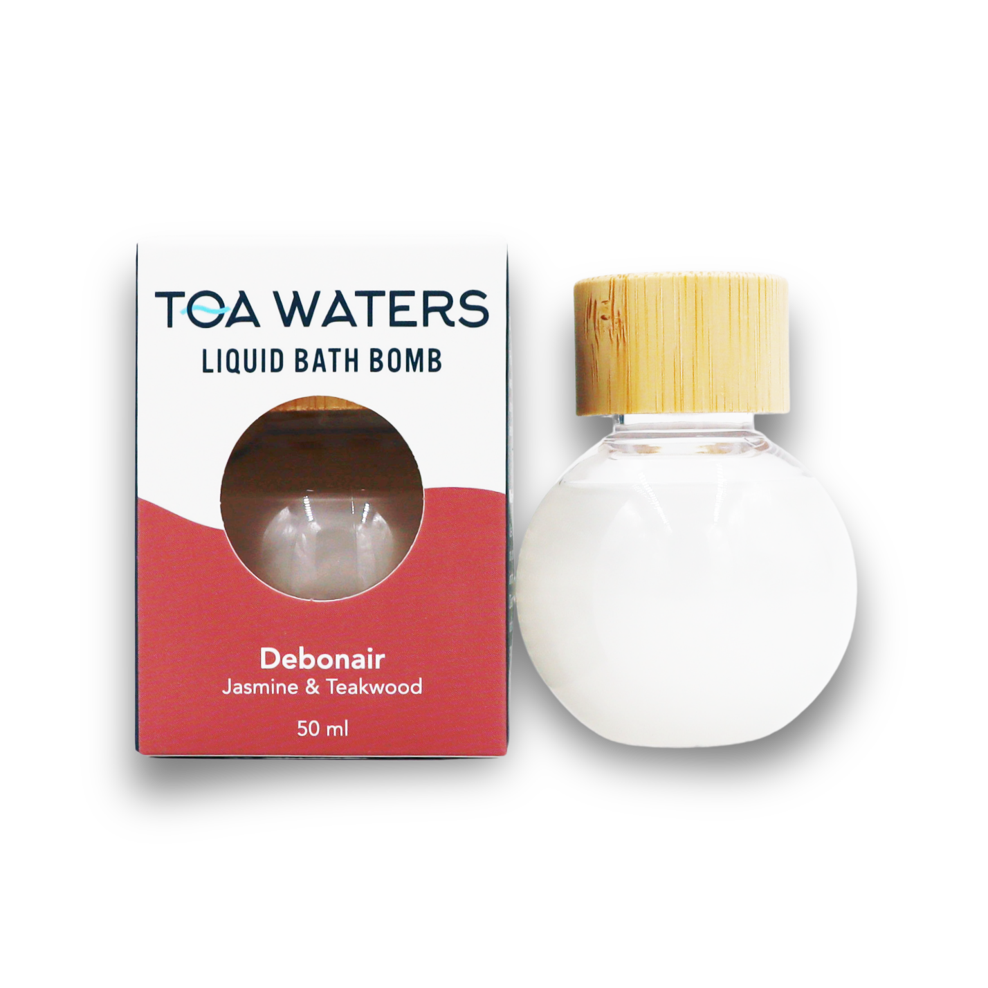 TOA Waters - Debonair Liquid Bath Bomb - Jasmine and Teakwood