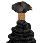 Private Label - Deep Wave Bulk 100% Human Braiding Hair