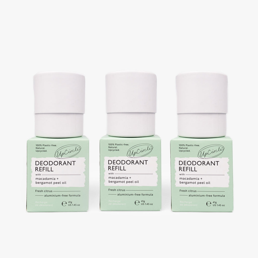 3x Deodorant Refills with Macadamia + Bergamot
