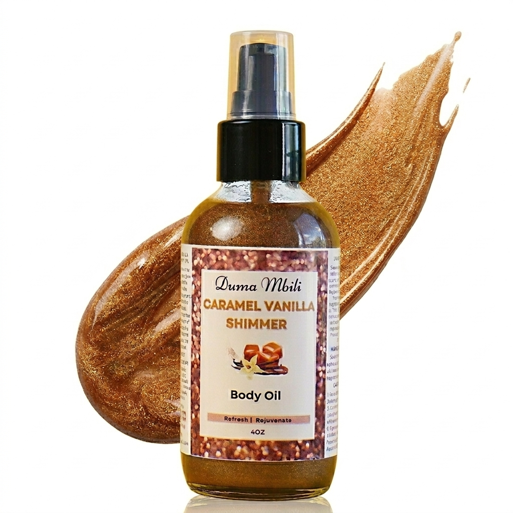 Duma Mbilli - Caramel Vanilla Shimmer Body Oil