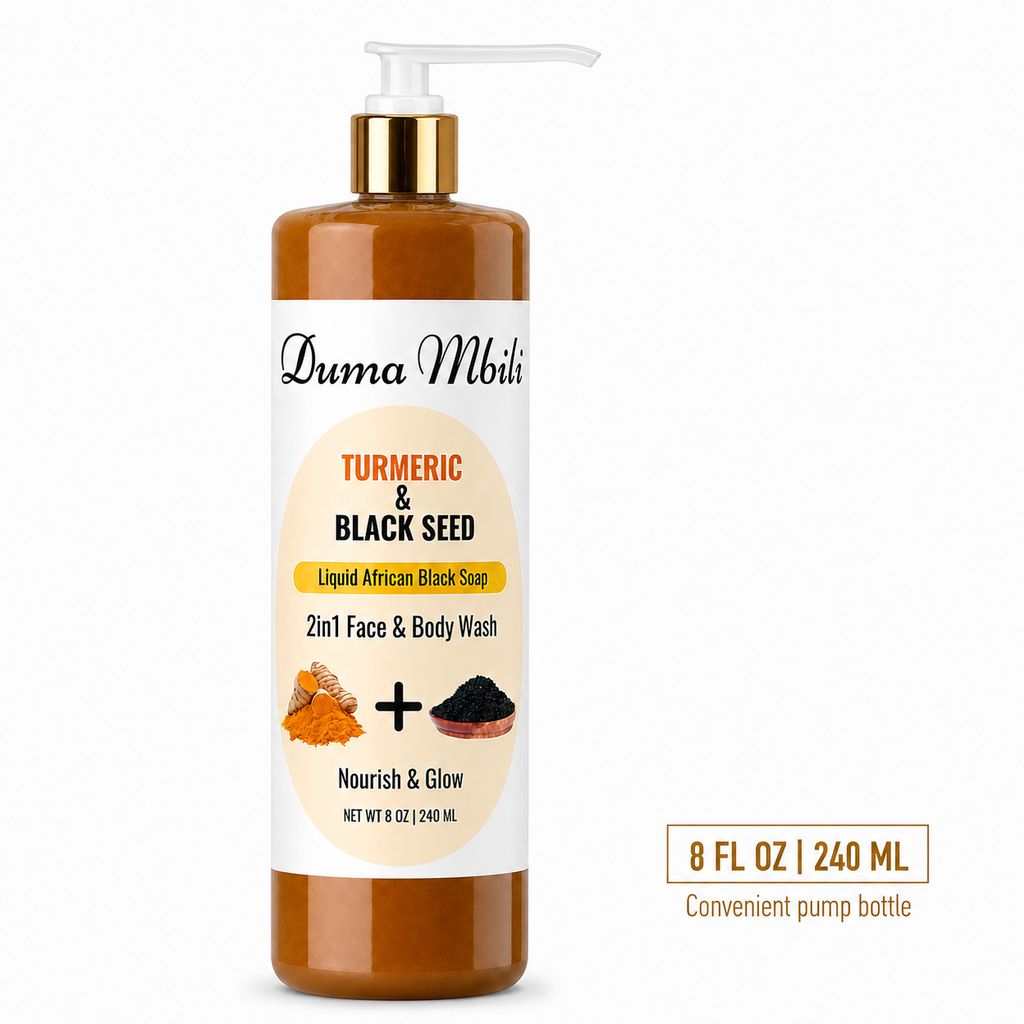 Duma Mbilli -Turmeric & Black Seed African Black Soap