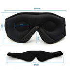 3D Wireless 5.0 Bluetooth Blackout Eye Mask