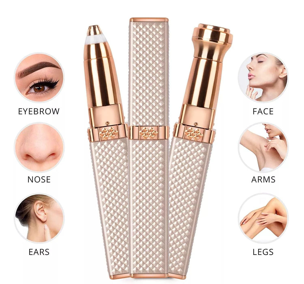 4-In-1 Lipstick Eyebrow Trimmer Multi-Function Rechargeable