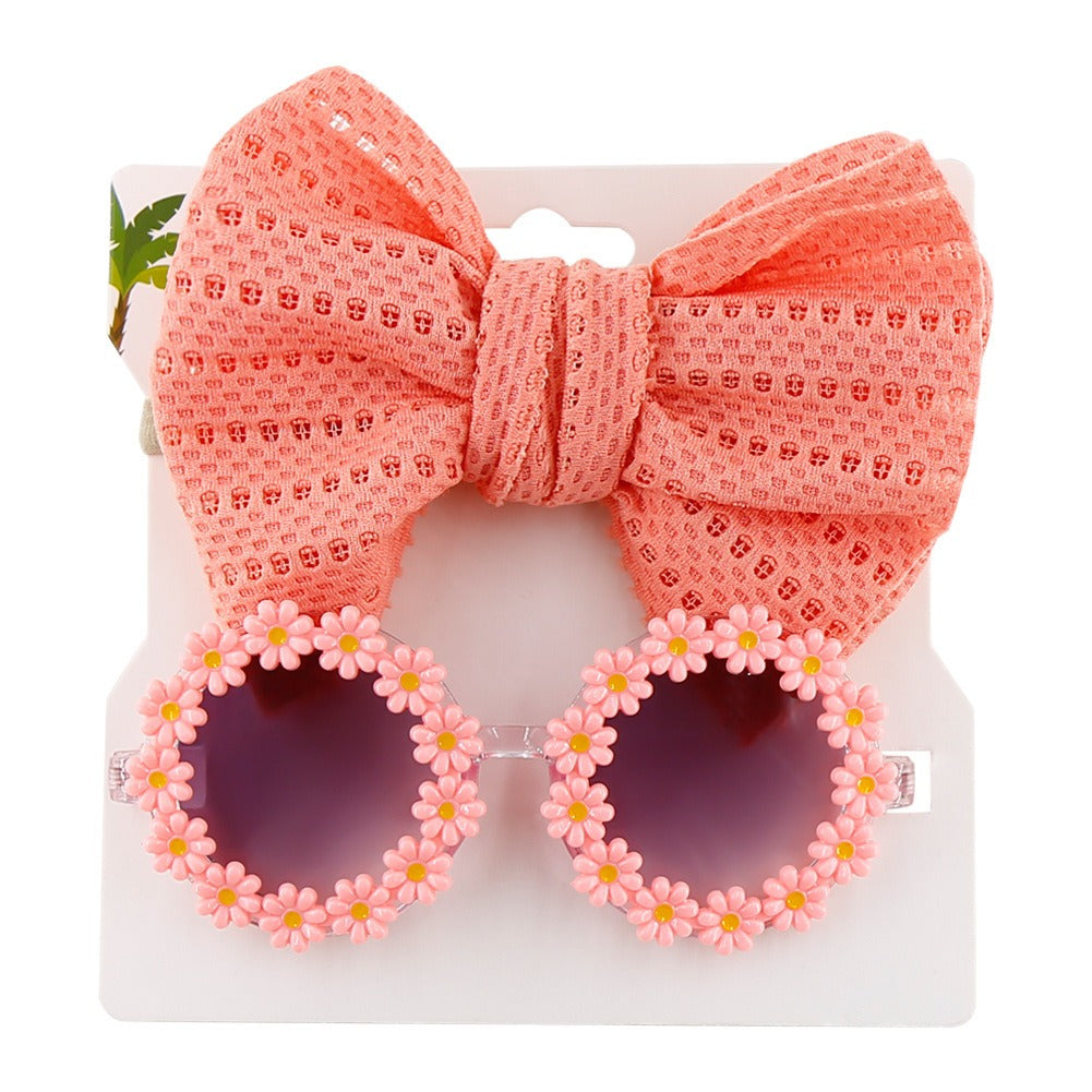 Babygirl -  Fashion Glasses & Baby Headband Set