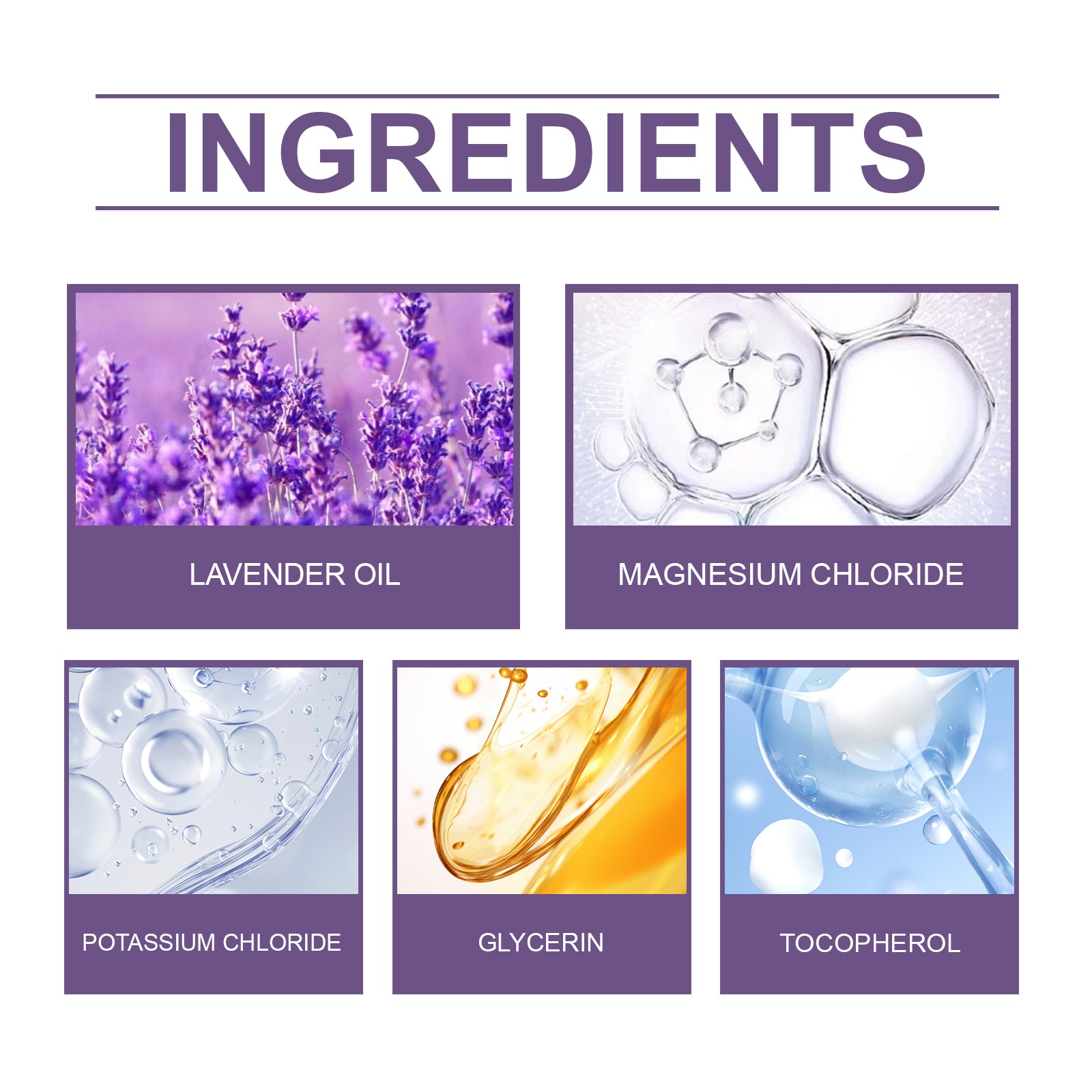 Jaysuing - Lavender Essential Oil Magnesium Bath Tablets