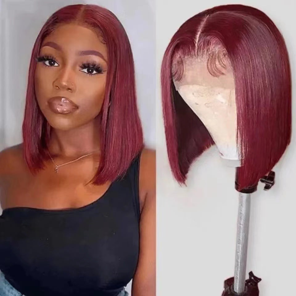 Variety Bobs - High Temperature, Silk, Synthetic Fiber, Front Lace Wigs