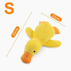 Dog’s Plush Companion - Duck Toy for Biting and Teeth Cleaning with Sound