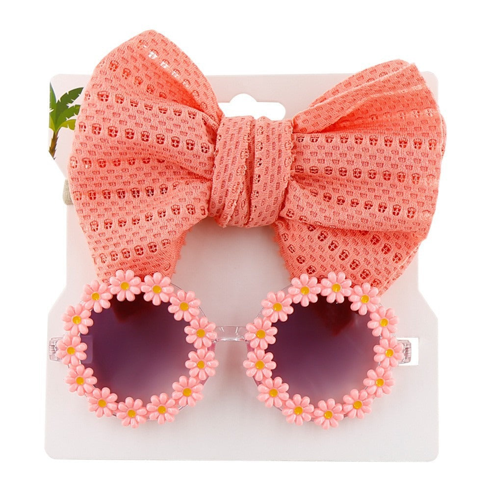 Babygirl -  Fashion Glasses & Baby Headband Set