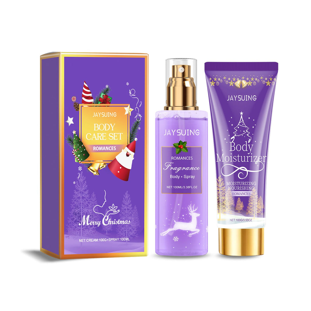 Jaysuing - Merry Christmas Body Care Gift Set - Body Spray & Lotion