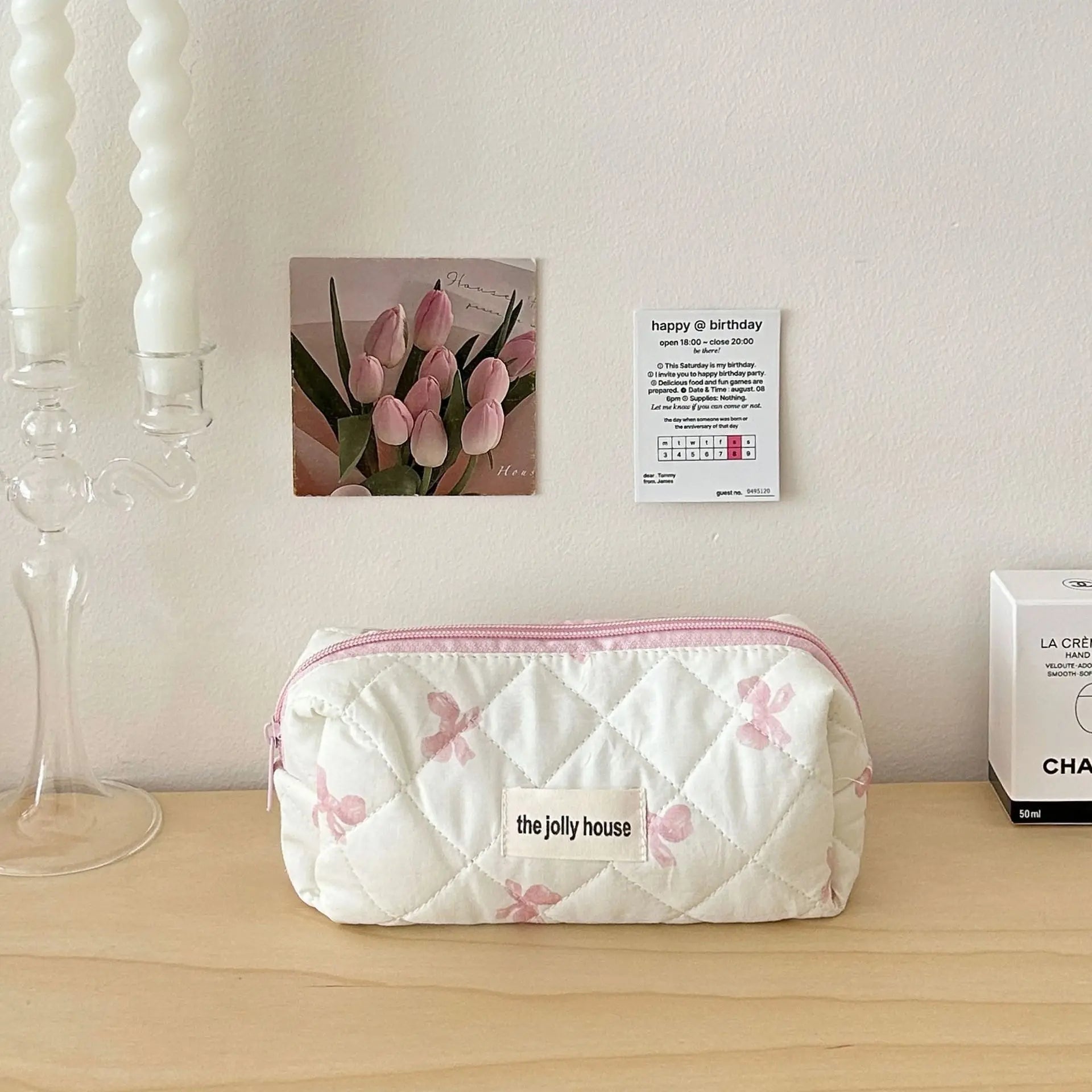 Bow - Makeup Bag & Toiletry Set