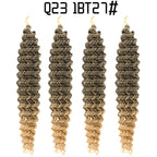 Multi Colored Options - Crochet Hair Deep Wave Latin American Crocher Hair